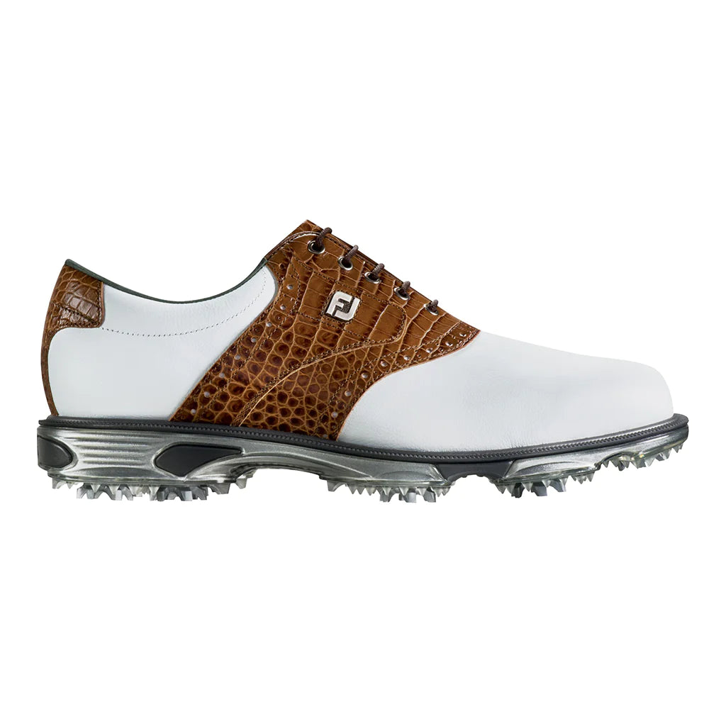 Zapato FootJoy DryJoy Tour White/Brown Oferta