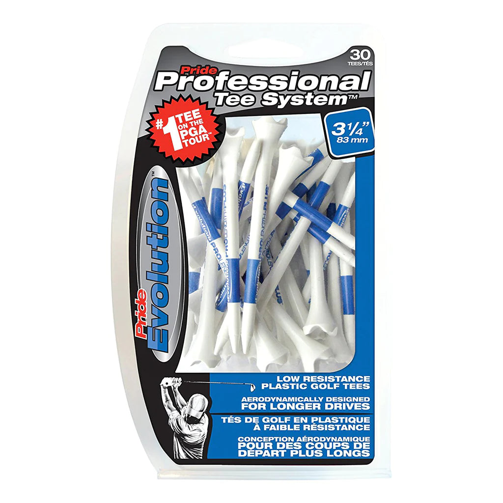 Tee Pride Sports PTS Evolution Plastic Golf Tees Retail