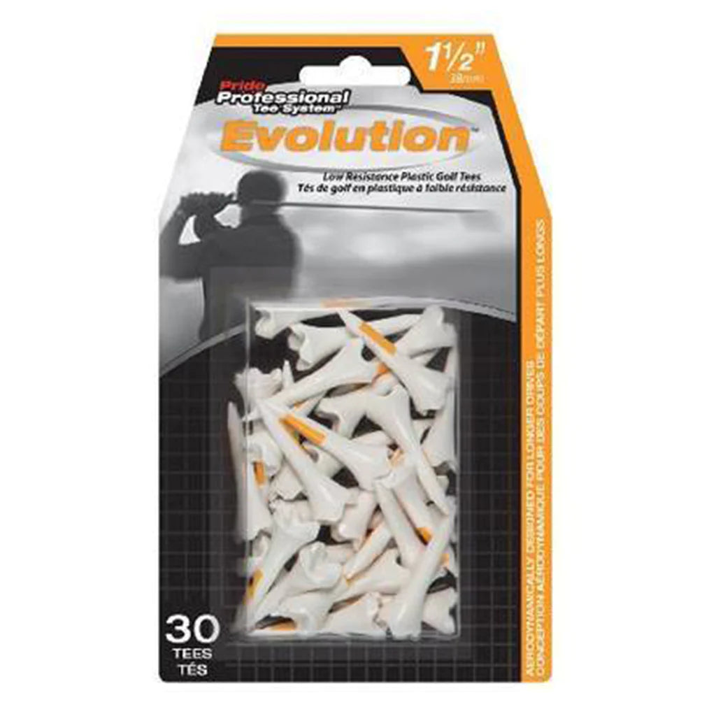 Tee Pride Sports PTS Evolution Plastic Golf Tees Retail