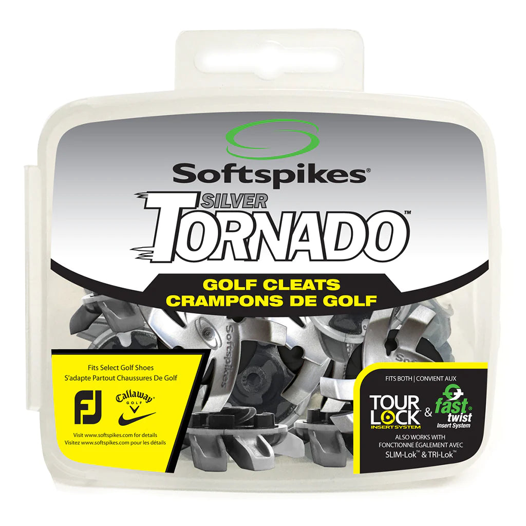 SoftSpikes Pride Sports Silver Tornado