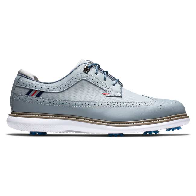 Zapato FootJoy Traditions White/Navy/Gray