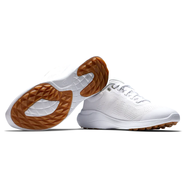 Zapato FootJoy Flex Women 2022 White/White/Tan