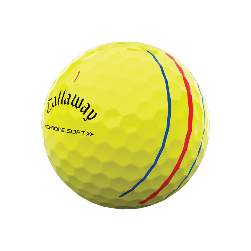 Pelota Callaway Chrome Soft Triple Track Yellow