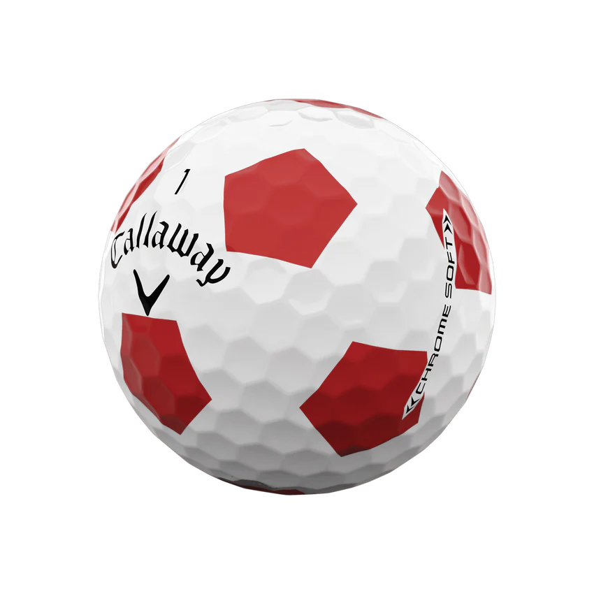 Pelota Callaway Chrome Soft Truvis Red White