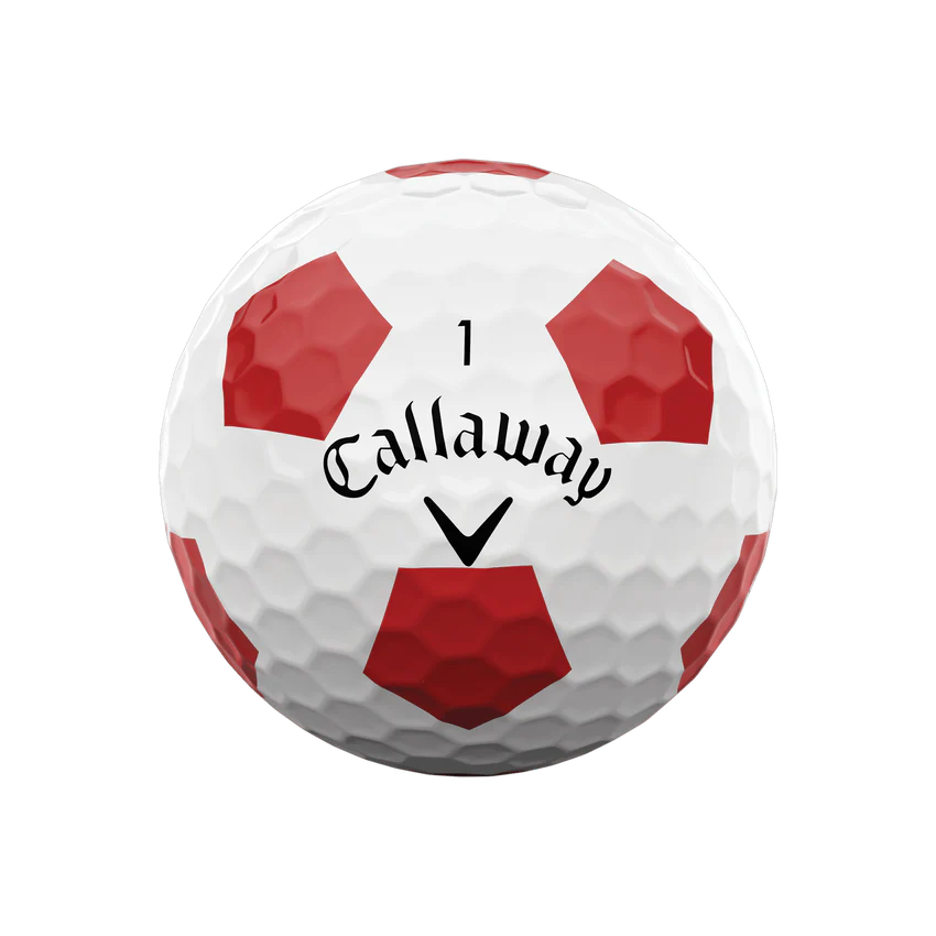 Pelota Callaway Chrome Soft Truvis Red White