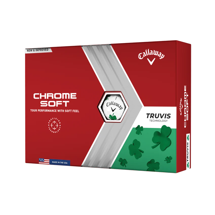 Pelota Callaway Chrome Soft Truvis Shamrock