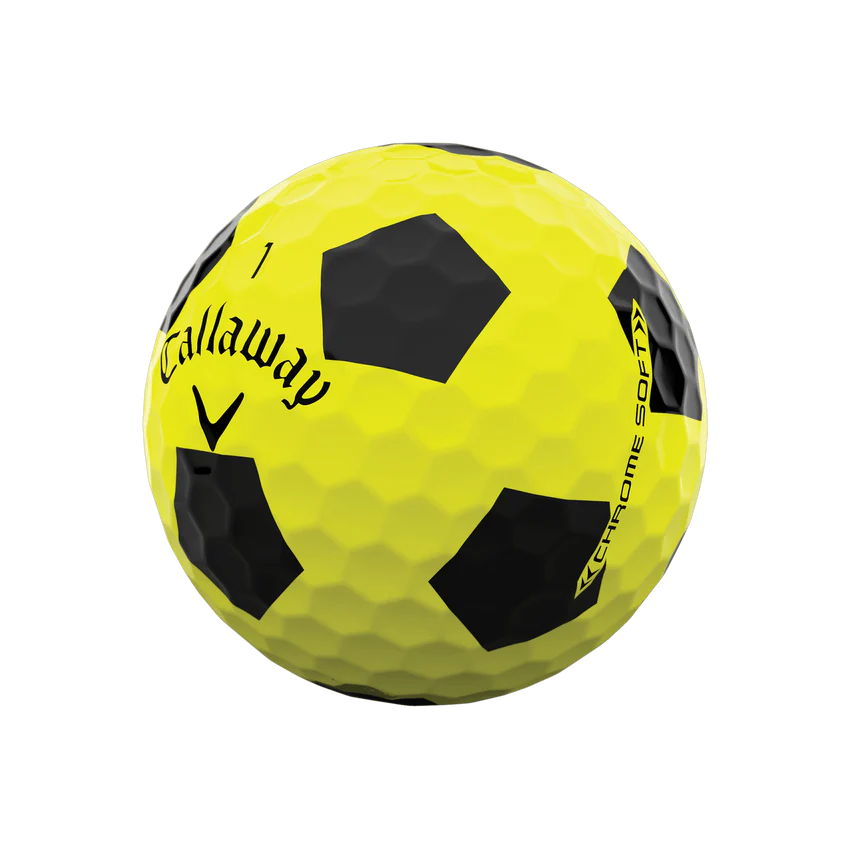 Pelota Callaway Chrome Soft Truvis Yellow Black