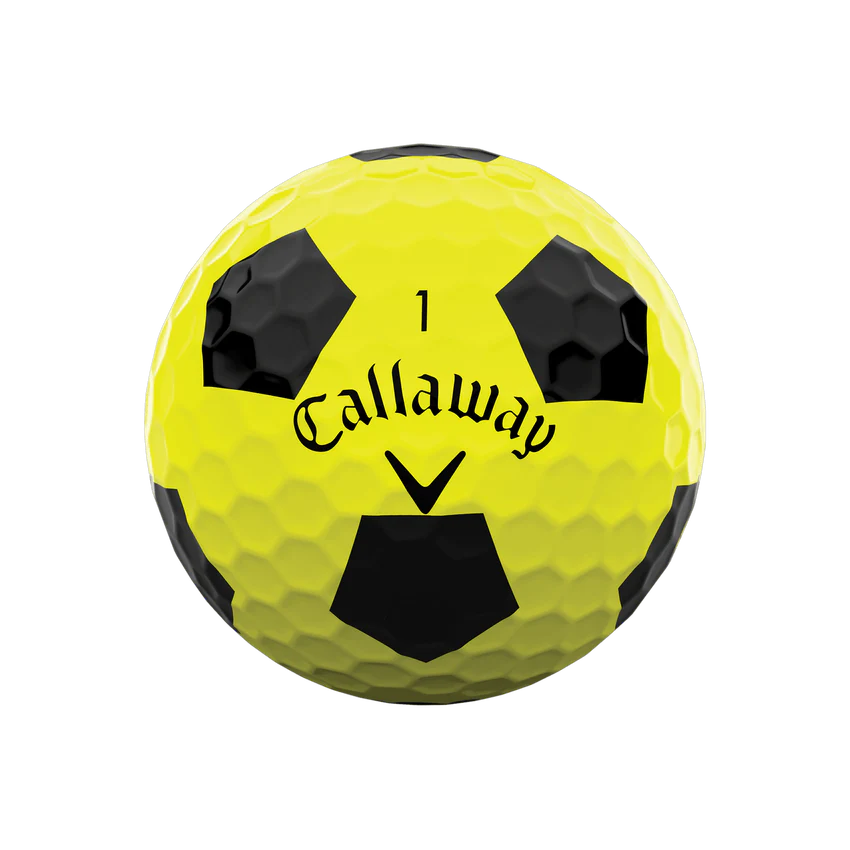 Pelota Callaway Chrome Soft Truvis Yellow Black