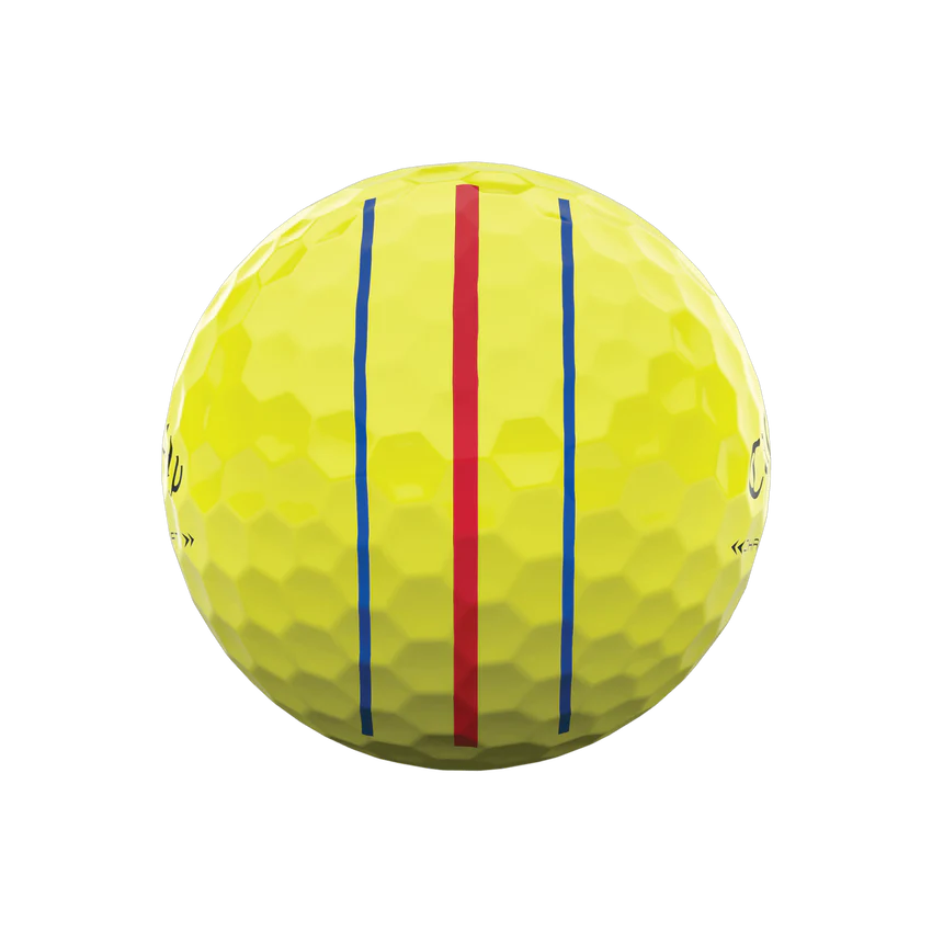 Pelota Callaway Chrome Soft X Triple Track Yellow