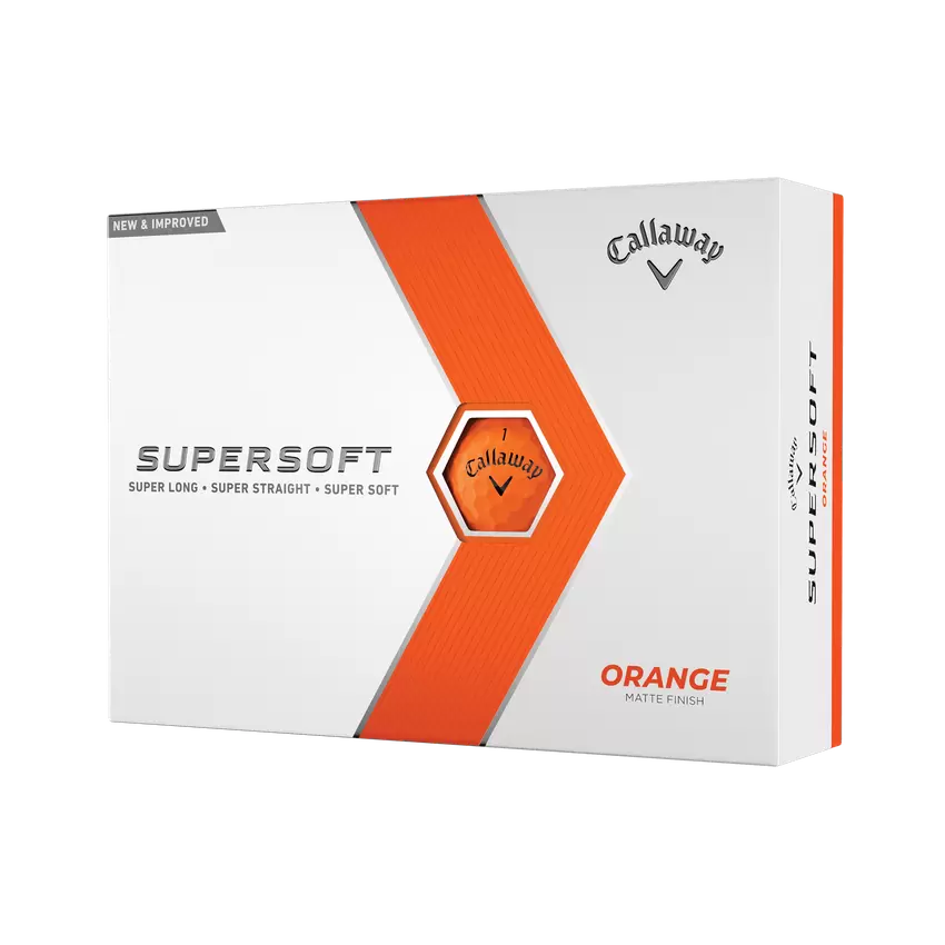 Pelota Callaway Supersoft Matte Orange 23