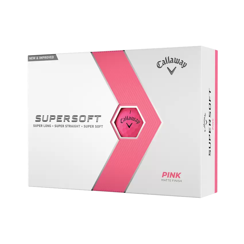 Pelota Callaway Supersoft Matte Pink 23